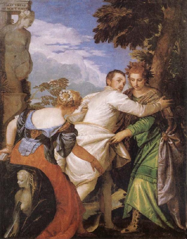 Paolo  Veronese Allegory of Vice and Virtue China oil painting art